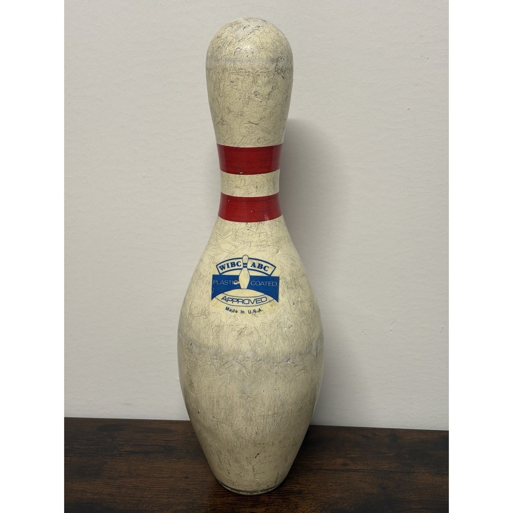 Vintage Single AMF Amflite II ABC WIBC Approved Bowling Pin Made In USA Retro